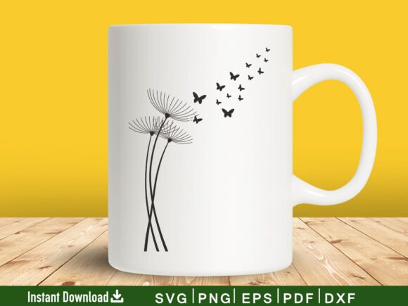 Download Dandelion SVG, Silhouette File, Cricut - Premium Resources