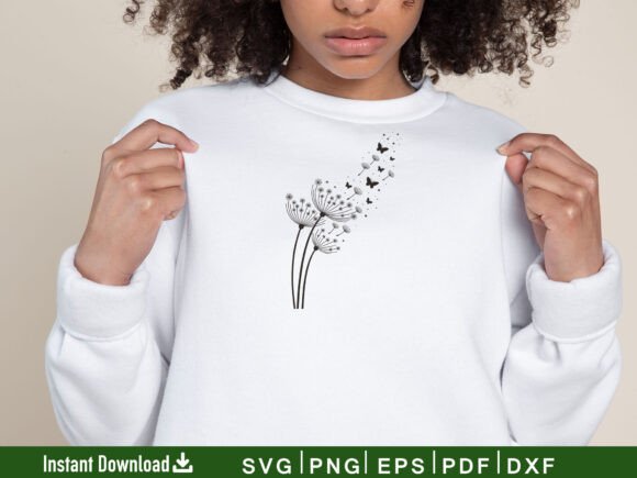 Download Dandelion SVG, Silhouette File, Cricut - Premium Resources
